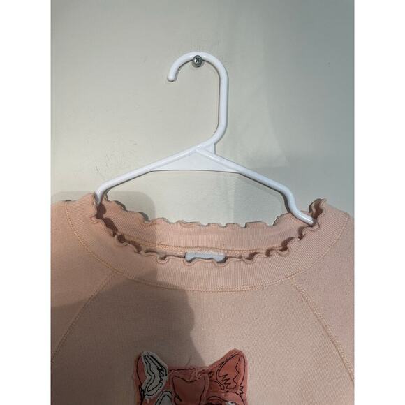 Teddy‎ Fresh Don’t Touch Me Pink Cat Sweatshirt - Picture 6 of 10